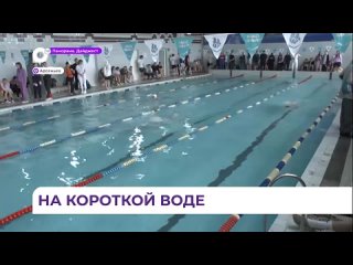 Первенство края по плаванию среди школьников на короткой воде прошло в Арсеньеве.mp4