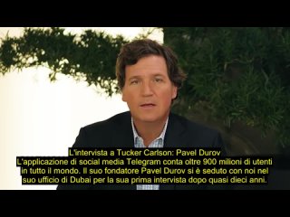 L'intervista a Tucker Carlson: Pavel Durov