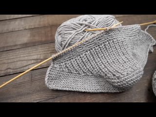 Следки Шоссы спицами  Slippers Shossy knitting pattern