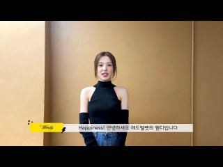 도착했습니다📩 레드벨벳 웬디의 메가급 응원..⭐ ㅣ SBS 메가콘서트 WENDY 응원 영상