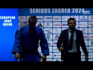 ЛАВРЕНТЬЕВ Данил   HEYDAROV Hidayat ,финал-73кгЧемпионат Европы по дзюдо Загреб, Хорватия  2024#planetjudo