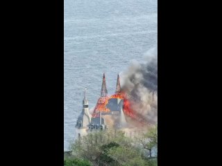 In Odessa, Ukrainian air defense hit the Harry Potter castle - this building housed the legal academy, where the ex-commander-