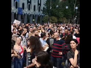 Нет закону Путина! Протестующие в Грузии не опознали кальку с закона США