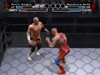 WWE SmackDown vs RAW 2004 Kurt Angle vs Hardcore Holly Hell In Cell #2