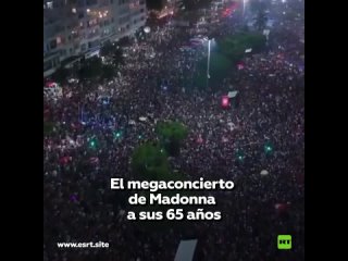 Madonna ofrece un megaconcierto en Ro de Janeiro, Brasil