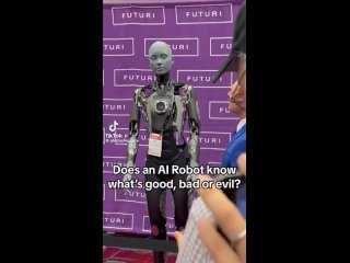 Does an AI Robot know what's good, bad or evil