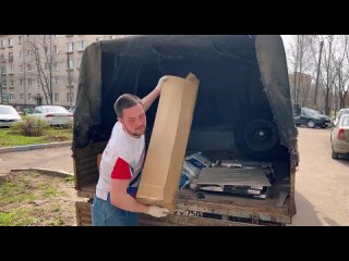️ «Волонтёры Подмосковья» продолжают доставлять строительные материалы для жителей Климовска
