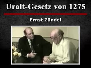 Uralt-Gesetz von 1275 - Ernst Zündel [1993]