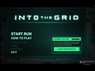 Геймплейный трейлер игры Into The Grid!