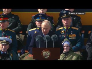 Vladimir Putin felicit a los militares por el Da de la Victoria, la principal festividad sagrada