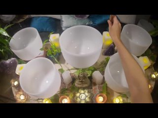 4 432Hz - 3 Hour Crystal Singing Bowl Healing Sound Bath (4K, No Talking) - Singing Bowls - Sound Bath