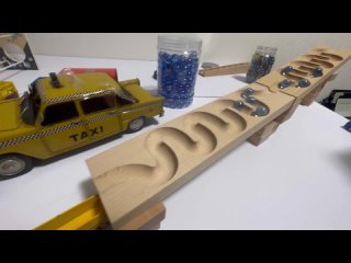 Marble Run Race ☆ HABA Slope  Retro Truck, Garbage Truck