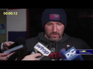 Интервью Александра Овечкина после игры против “Бостона“