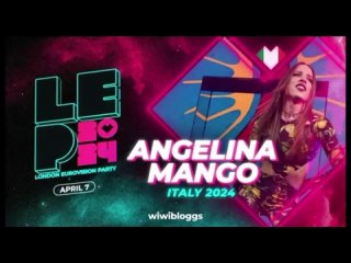 Angelina Mango “La Noia“ (Italy 2024) - LIVE @ London Eurovision Party 2024