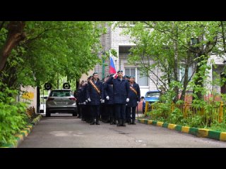 В Туле парад пришел к дому участника Великой Отечественной войны Ивана Васильевича Федосеева