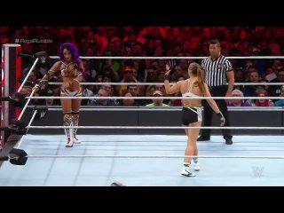 Ronda Rousey vs Sasha Banks_ Royal Rumble 2019