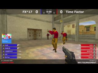 Финал турнира по CS 1.6 от проекта ““RFX Tournament““ [Time Factor -vs- FX*17] 1map @kn1feTV