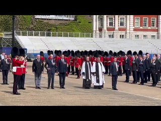 The Duke of Kent, 88, arrives at the Guards Chapel on his last day as Colonel of the Scots Guards