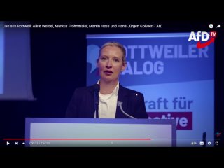 Was wre, wenn die AfD regiert - ALICE Weidel in Rottweil (BaW)