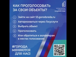 Более 60 тысяч жителей Новгородской области уже проголосовали за благоустройство территорий
