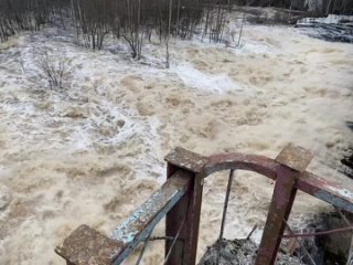 Благодаря спуску плотины в Карелии вновь появился водопад Гирвас