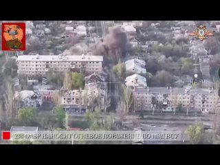 Тюльпан бьет по позициям украинских боевиков в Красногоровке