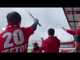 Атмосфера поддержки 20-го сектора на матче “Уфа“-“Челябинск“