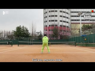 BANGTAN BOMB ер.659 Тренировка Джина по теннису. Jin's Tennis Practice RUS SUB