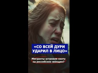 «Со всей дури ударил в лицо» — несколько мигрантов устроили охоту на российских женщин