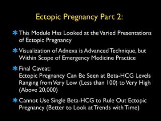 8. Ectopic Pregnancy Case Study - Part 2