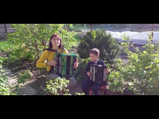 Во саду ли, в огороде, Фесенко Николай и Наталья Калашникова к 9 Мая