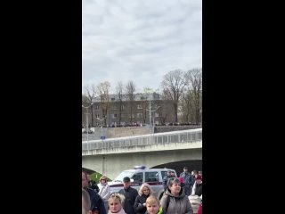 В Eстонският град Нарва местните жители гледаха концерт в чест на Деня на победата през границата