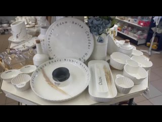 Посуда из белой керамики
