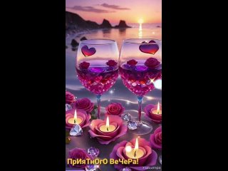 -Пусть вечер подарит Вам тёплые встречи😍💖 Добрый вечер💜💙