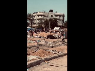 La situacin de los palestinos desplazados en Rafah tras huir de los ataques terroristas israeles