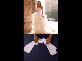 ✨Как смоделировать юбку данного свадебного платья...🧵✂️