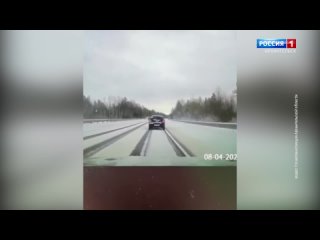 Три человека пострадали сегодня в массовом ДТП на трассе Архангельск — Северодвинск