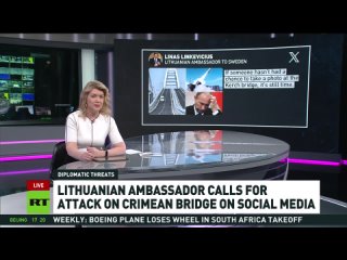 Lithuanian envoy makes Crimean bridge threat