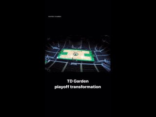 Timelapse video shows TD Gardens playoff transformation.