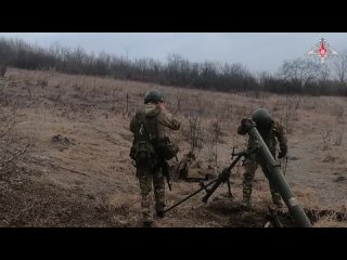 Российские минометчики уничтожили группу операторов БпЛА противника