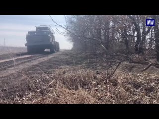 Combat work of the Uragan MLRS crew