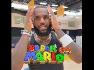 Lebron James, Scream If You Love Super Mario