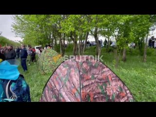 Участники шествия Тавуш во имя Родины заночуют в палатках у села Солак Котайкской области