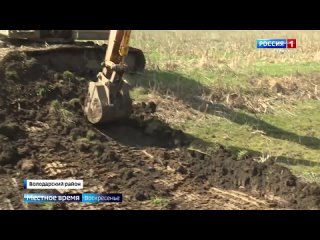 В Астраханской области проводится работа по расчистке каналов
