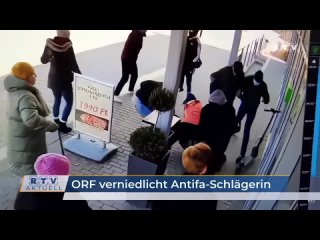 💢Skandal in Österreich- ORF verniedlicht “Antifa👺“-Schlägerin zur “Linksaktivistin“❗