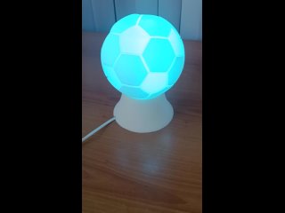 Лампа ночник футбольный мяч