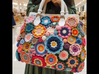 Crochet hand bag (share ideas)#beautiful #knitted #crochet #bag #ideas