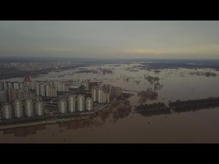 Оренбург - пик паводка в городе. апрель 2024 год