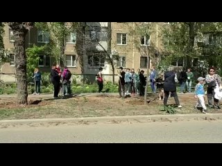 Сегодня жители Волжского провели общегородской субботник – День единых действий, навели чистоту и порядок на различных городских