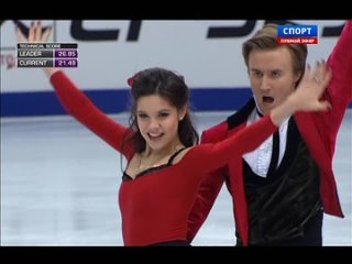 2014 Rostelecom Cup Ice Dance Short Dance Elena Ilinykh & Ruslan Zhiganshin
